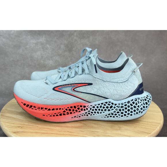 Brooks Mens Limited Edition Exhilarate-BL 3D Running Shoe Blue Coral Size 10D main image 8